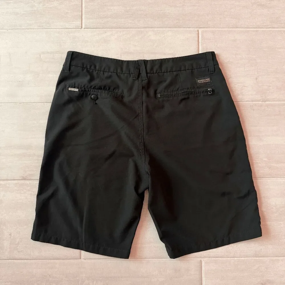 Quiksilver Men's Union Amphibian 20 Inch Water Friendly Hybrid Shorts 31 Black